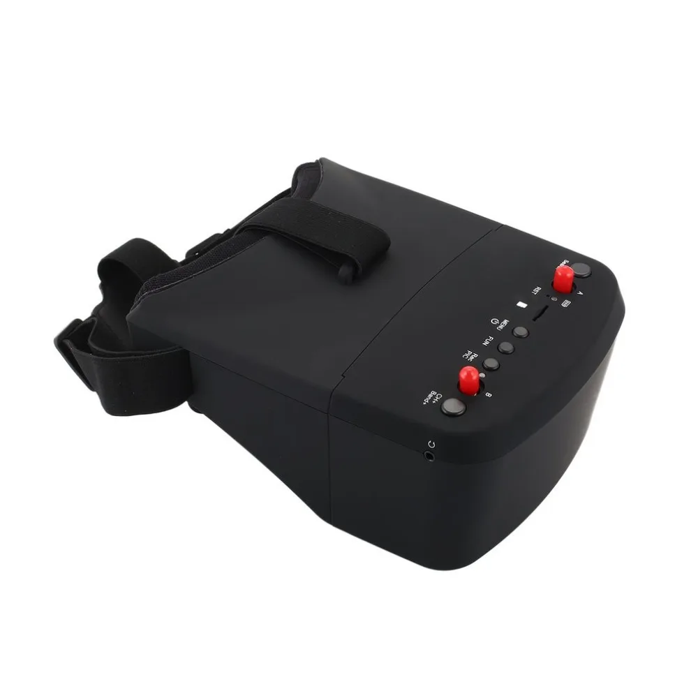 LS-800D 5 8G 5in 40CH FPV очки приемник с гарнитурой монитор HD DVR Двойная антенна Авто-поиск