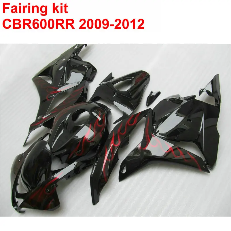 Впрыска ABS полный комплект обтекателей для HONDA CBR600RR 2009 2010 2011 2012 CBR 600 RR Красный