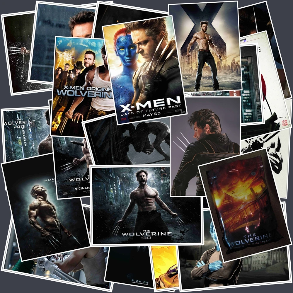 25 шт./компл. Marvel DC комиксы Wolverine облако Докер разработчик наклейки для «сделай сам» ноутбук телефон автомобиля