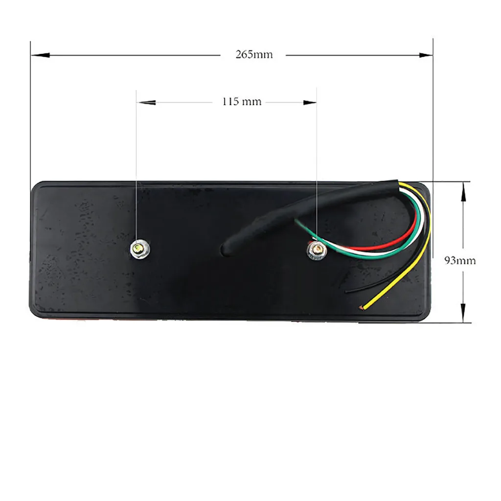 2 шт. задний фонарь для автомобиля грузовика пластиковый сиденья 12В/24В 75wled
