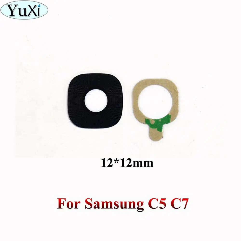 C5 C7 Юйси для samsung Galaxy A3 A5 A7 A310 A6 A8 плюс A8 A9 звезда C5 C7 C9 Pro Камера кольцо объектива Стекло+ Стикеры - Цвет: C5 C7