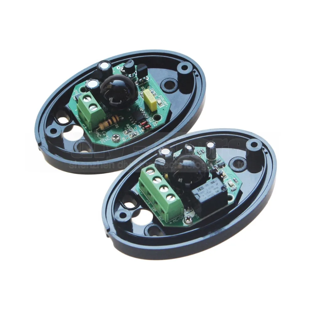 DIYSECUR 2PCS IP55 Automated Gate Safe Infrared Detector Sensor/ Swing /Sliding/Garage / Door Safety Photocells | Безопасность и
