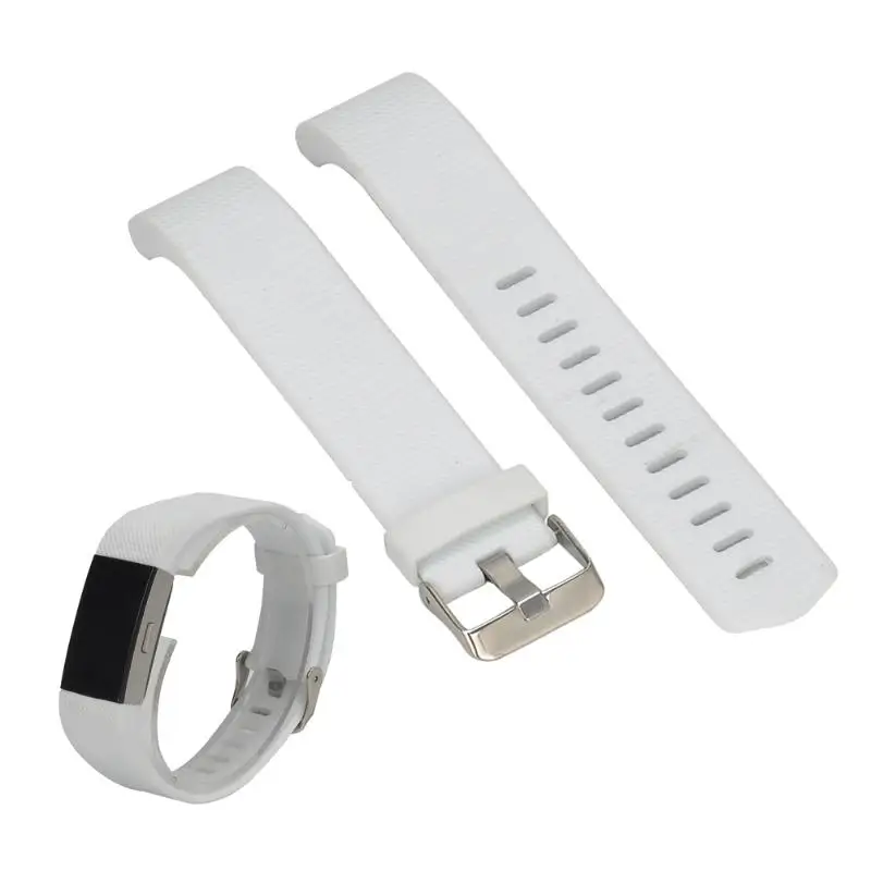 Силиконовый ремешок для смарт часов регулируемый сменный Браслет Fitbit Charge 2|strap