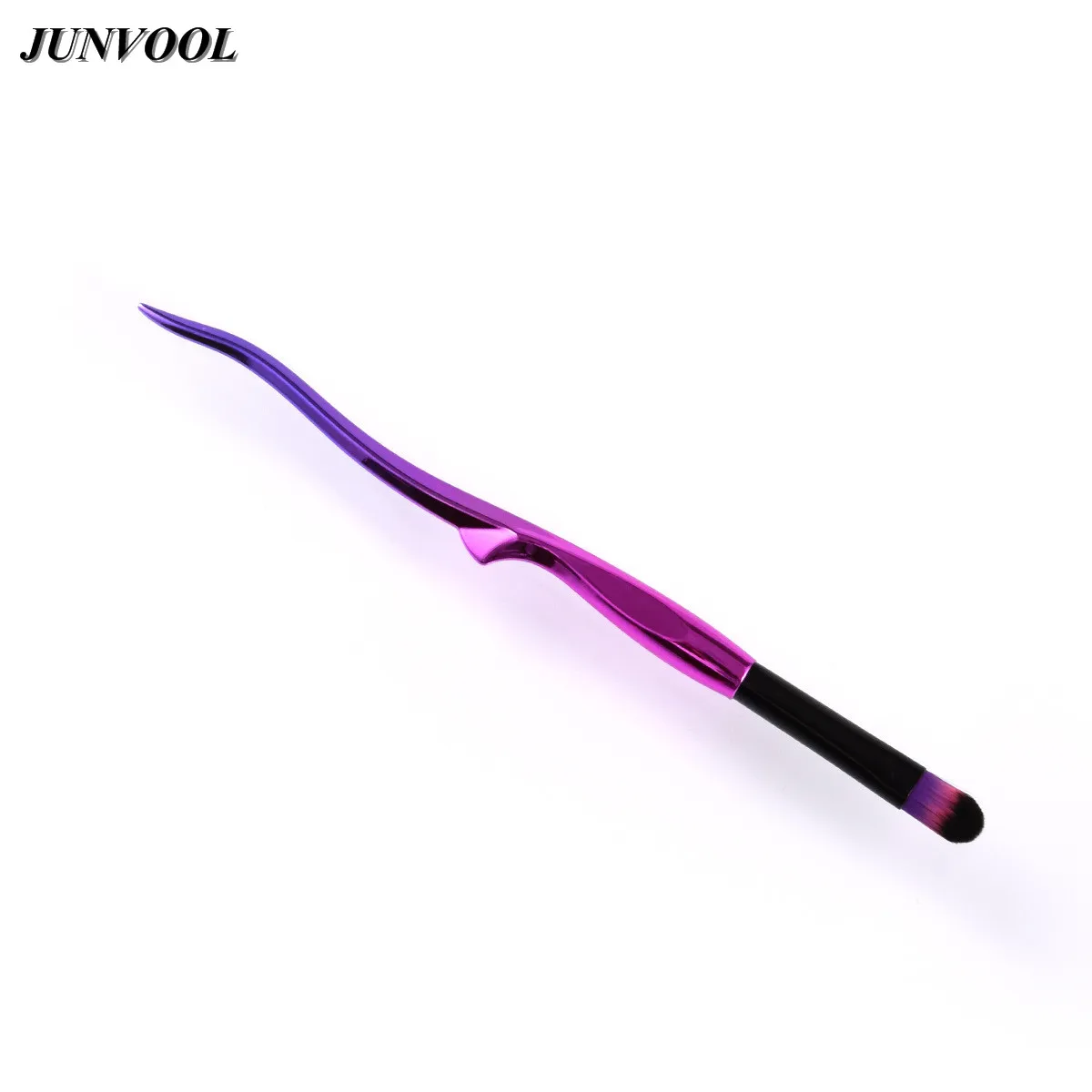 1pcs style FaD813 Фиолетовые красные Кисточки для макияжа, набор, вилка, дизайн, основа, пудра, тени для век, Веерная Кисть для макияжа, контур глаз, растушевка, косметические инструменты, Новинка - Handle Color: 1pcs style FaD813