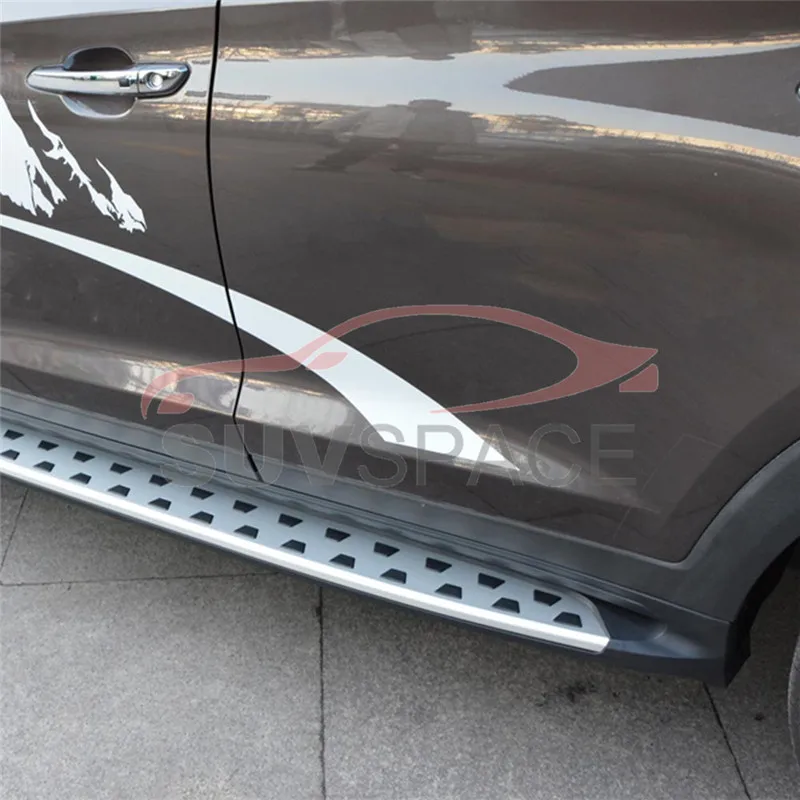 Новый стиль алюминиевая боковая подножка Nerf подходит для Hyundai New TUCSON 2015-2018