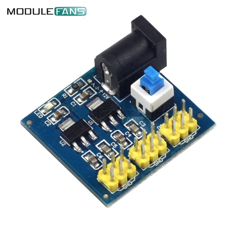 DC 12V постоянного тока до 3 V 5V Buck Шаг вниз Питание модуль для Arduino доска Diy