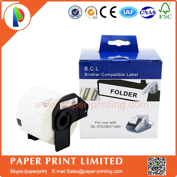 4rolls Generic DK 11202 этикетка 62 мм * 100 Совместимость с принтером Brother Label все поставляются