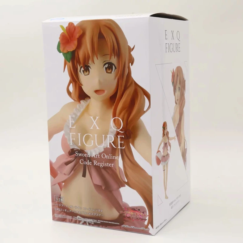 9&quot Sword Art Online SAO Anime Yuuki Asuna EXQ Bikini Beach Wave ver Boxed 23cm PVC Action Figure Collection Model Doll Toys Gift | Игрушки