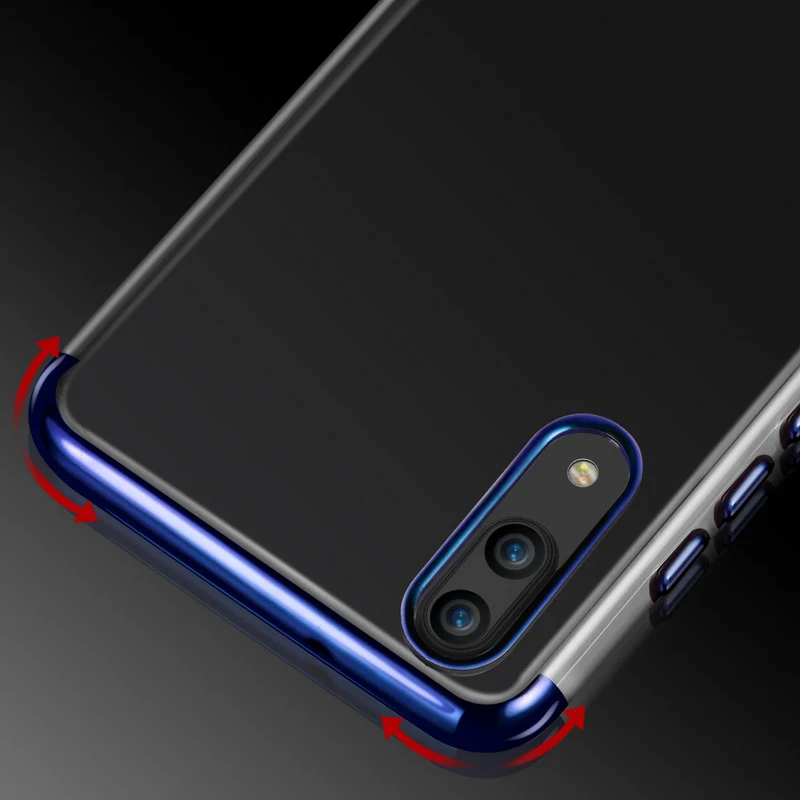 Мягкий чехол из ТПУ с лазерным покрытием для Huawei P9 P10 P20 Mate 8 9 10 Lite Pro Plus P Smart Nova2 2i 3E