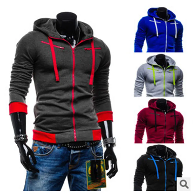 Мужская Флисовая Толстовка с капюшоном длинным рукавом | Спорт и развлечения
