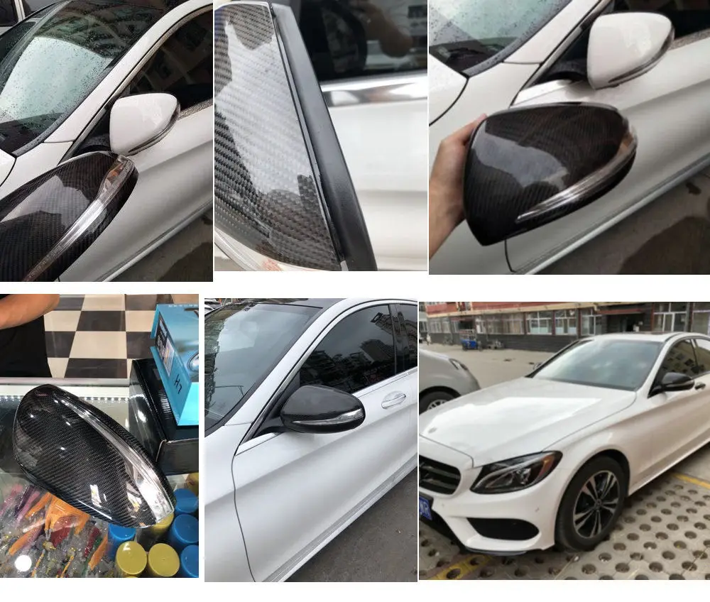 Фонарики колпачки для автомобильных зеркал Mercedes Benz W205 X205 W222 W213 C63 S63 E63 AMG|Зеркала и