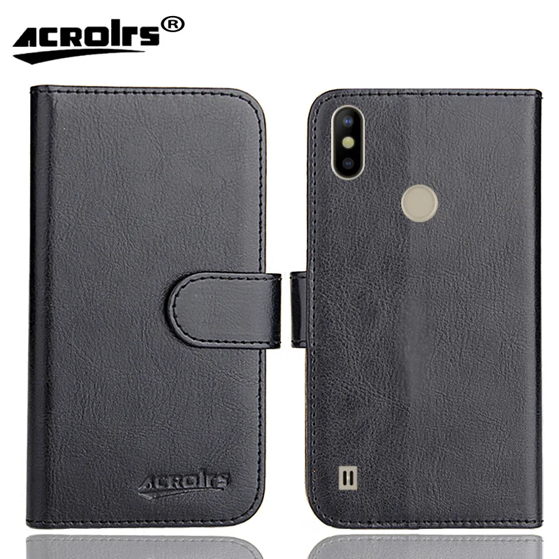 

Tecno POP 2S pro Case 5.5" 6 Colors Flip Soft Leather Crazy Horse Phone Cover Stand Funstion Cases Credit Card Wallet