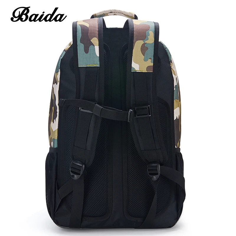 Рюкзак DAIDA мужской для ноутбука камуфляжный унисекс|bags for boys|canvas backpackschool bags |