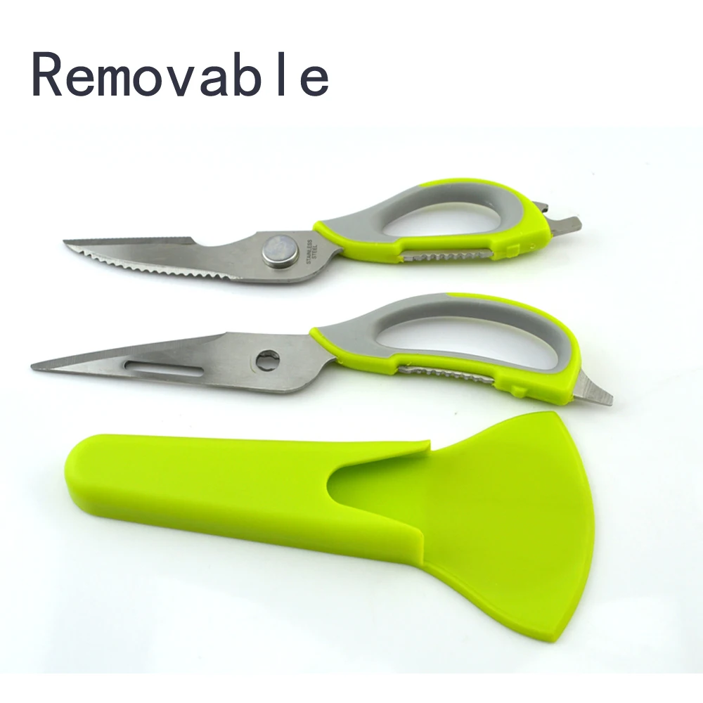 Кухонные ножницы нож для курицы бытовые многофункциональные из нержавеющей