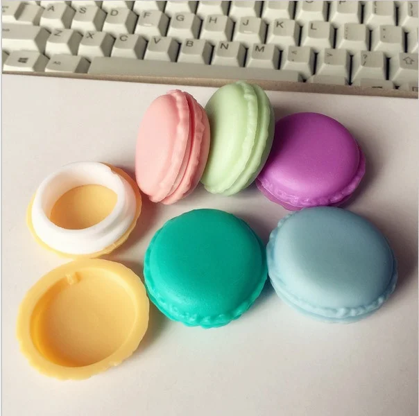 6 шт./компл. коробка для хранения наушники Mini SD карты Macarons сумка Box Дело