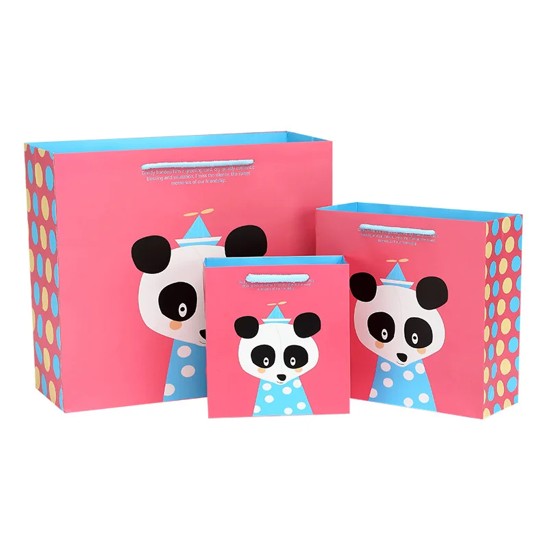 5 шт. модные подарочный бумажный пакет на новый год прекрасный мультфильм свежий