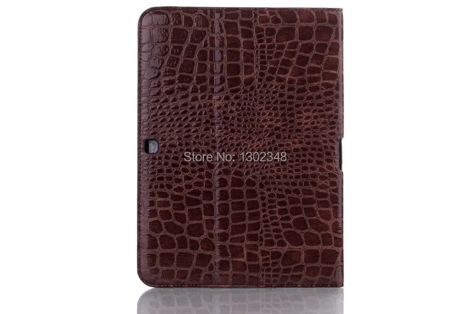 Чехол-подставка из искусственной кожи с крокодиловой кожей на магнитной