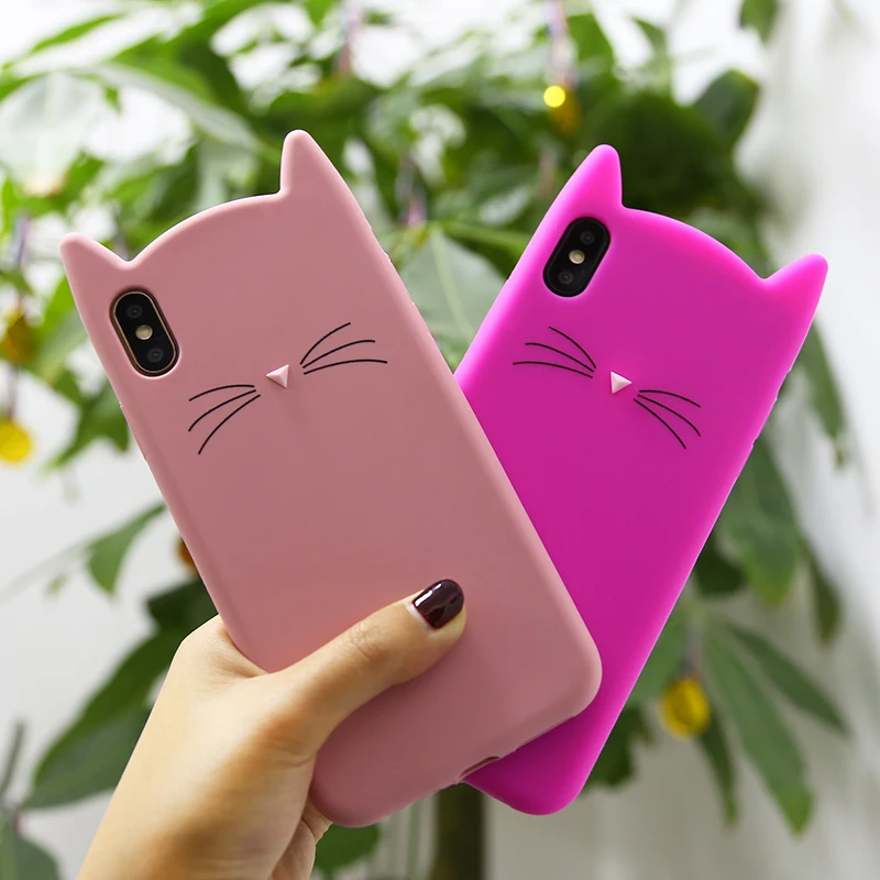 Милый чехол с котом Тоторо для iPhone XS MAX XR X 10 iPhone 6S 6 s iPhone 7 8 6Plus 7Plus 8Plus iPhone 5S 5SE чехол для сотового телефона