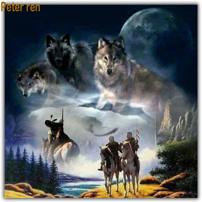 5D алмазная картина вышивка крестиком портрет квадрат круглая Алмазная мозаика