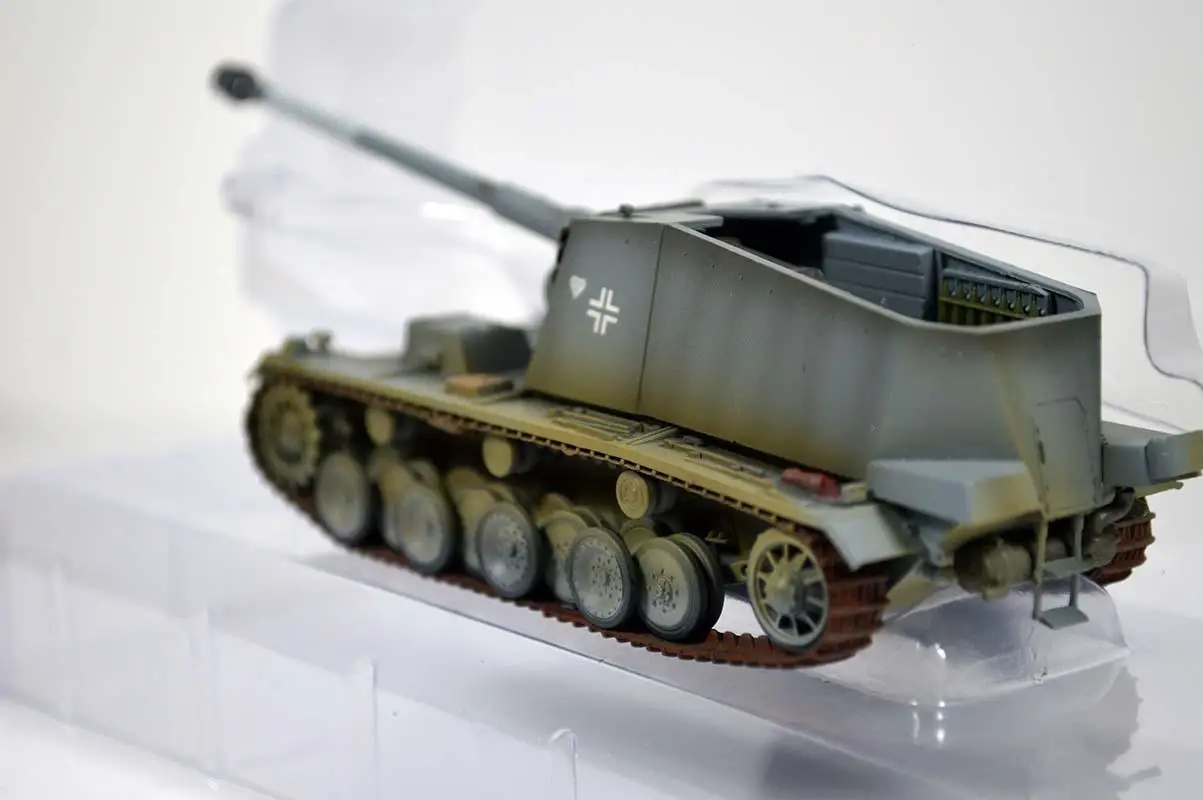 WWII немецкий 12 8 см Selbstfahrlafette Sturer Emil пистолет бак 1: 72 легкая модель| |
