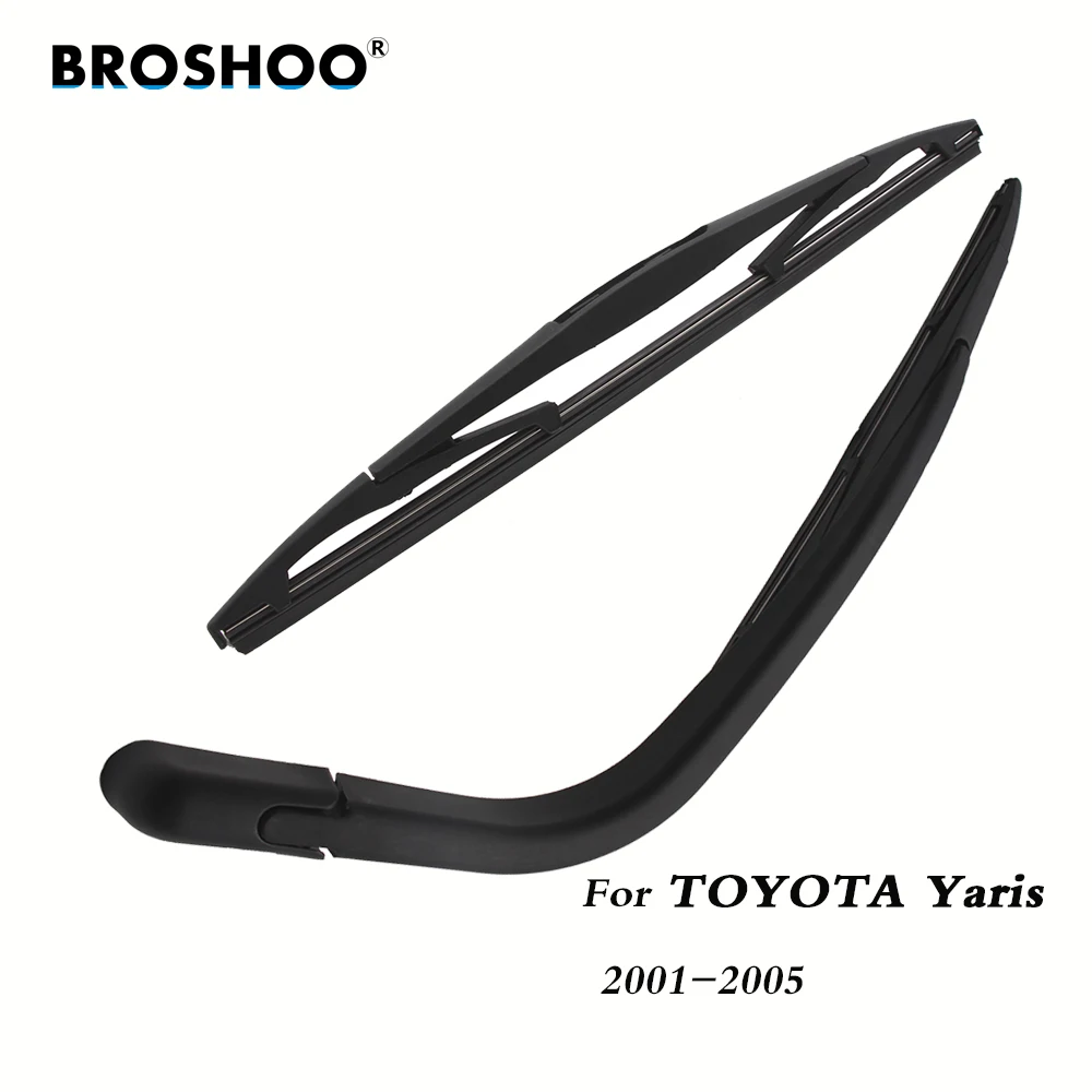 

BROSHOO Car Rear Wiper Blade Blades Back Windscreen Wiper Arm For Toyota Yaris Hatchback (2001-2005) 305mm Auto Styling