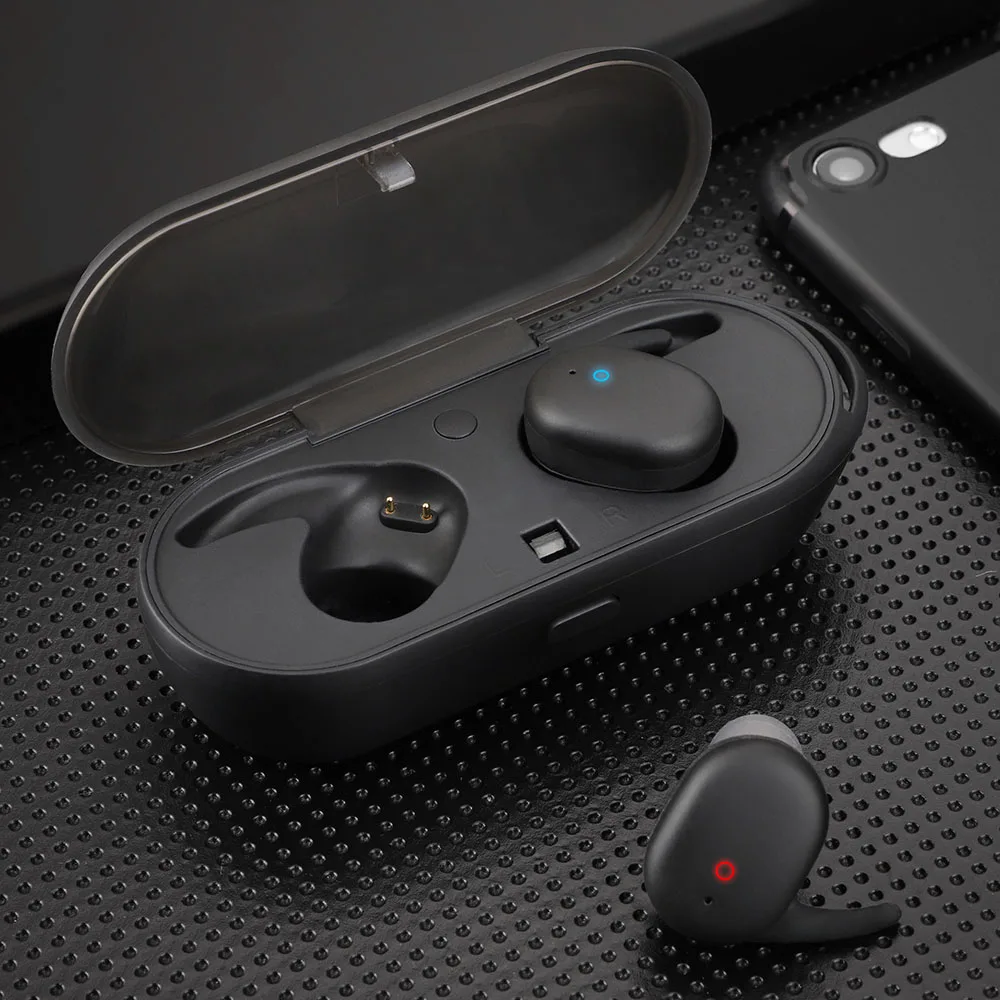 Tws Наушники Беспроводные Bluetooth 5,0 с зарядным устройством шумоподавление двойные микрофоны анти падение для спорта