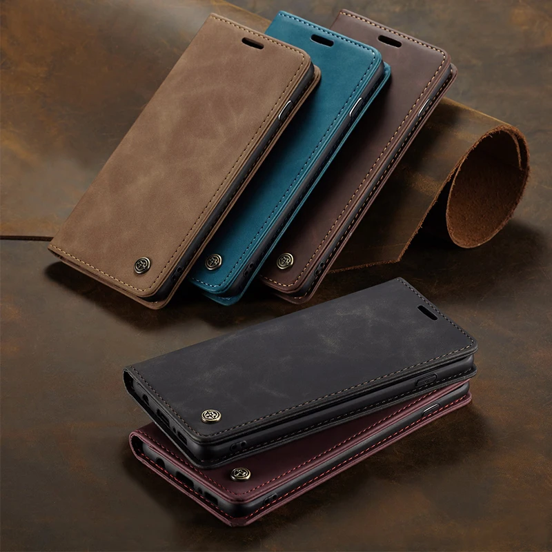 Винтажный кожаный чехол для samsung Galaxy S10, S9, S8 Plus, S7 Edge, S10E, роскошный магнит, авто флип, чехол-бумажник, чехол для samsung S10, 5G