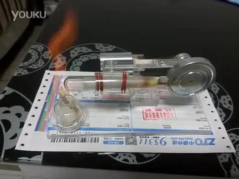 Светодиодная лампа из чистого металла мини генератор с внешним сгоранием модель