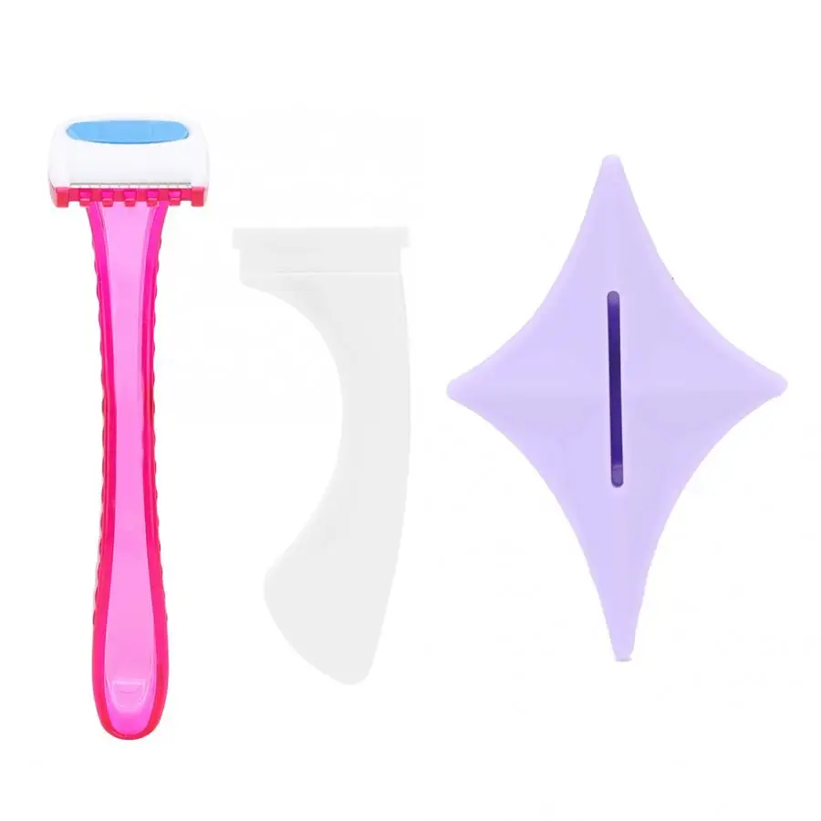 Bikini Privates Shaving Stencil Intimate Hair Removal Template With Hair Razor Female Pubic Hair Razor Shaping Tool for Women - Цвет: Starfish
