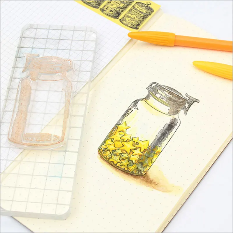 Прозрачные силиконовые штампы в виде кофейных зерен для скрапбукинга сделай сам