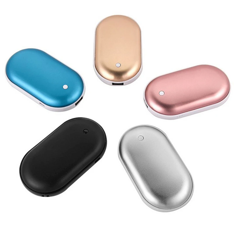 Перезаряжаемые грелки для рук Электрические heater5200mAh Powerbank многоразовые
