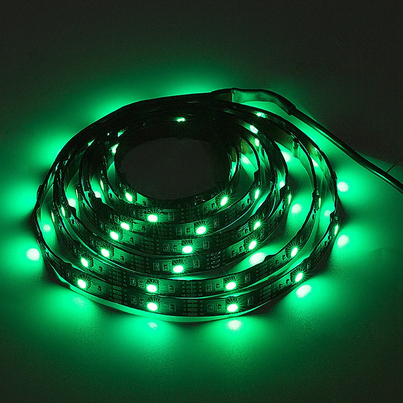 Фото [DENGSUM]USB LED Strip lamp 2835SMD DC5V Flexible LED light Tape Ribbon 1M 2M 3M 4M 5M HDTV TV Desktop Screen  Bias lighting №4
