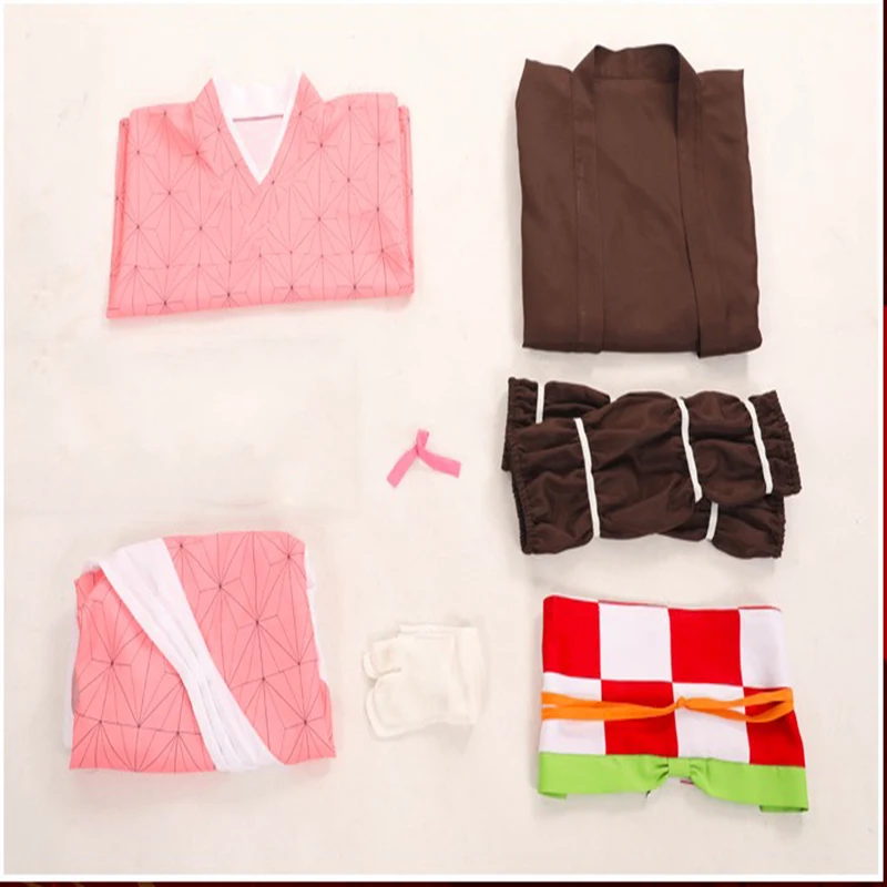 Аниме лезвие Косплей демона костюмы Nezuko камадо карнавальный костюм на Хеллоуин