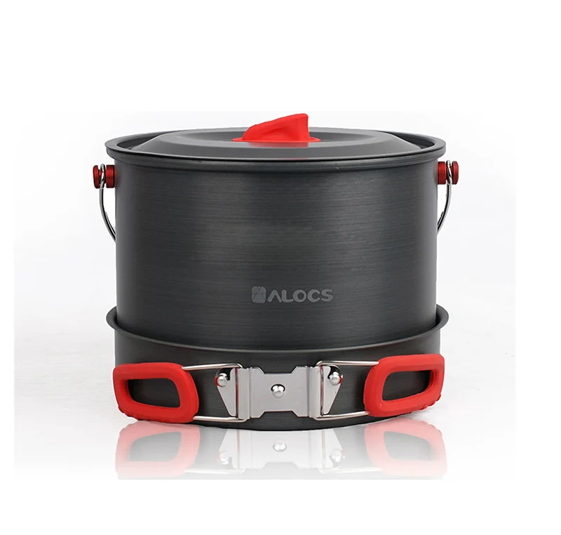 Бренд Alocs наборы для приготовления пищи на открытом воздухе посуда кемпинга