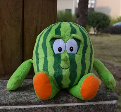 watermwelon Fruta peluche бобовые brinquedo pelucia плюшевые фрукты, куклы, овощи, игрушки, лимон, мягкая игрушка, банан, водяная вода, ананас Pro - Цвет: watermwelon