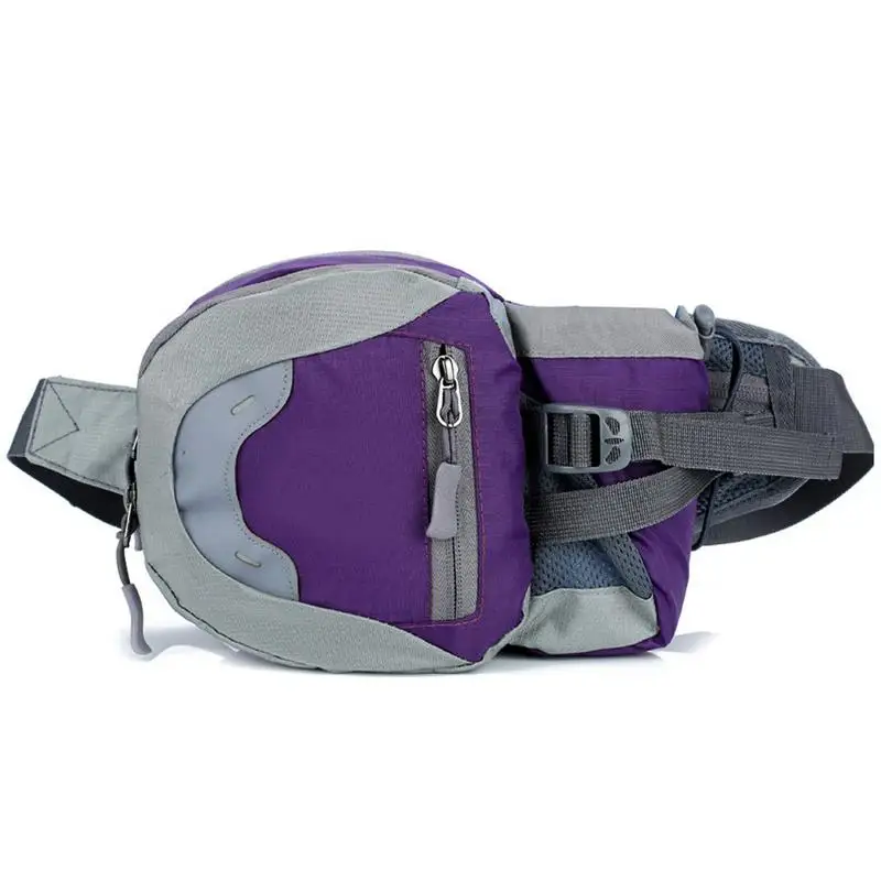 Purple Спортивная поясная сумка для чайника, сумка для путешествий, марафон, бегущая бутылка для воды, поясная сумка для мужчин и женщин, модная поясная сумка - Цвет: Purple
