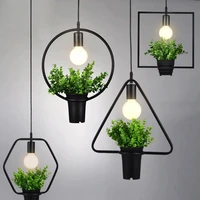 plant single head pendant lamp kitchen restaurants bar decorative home lighting fixture creative dining room lamp e27