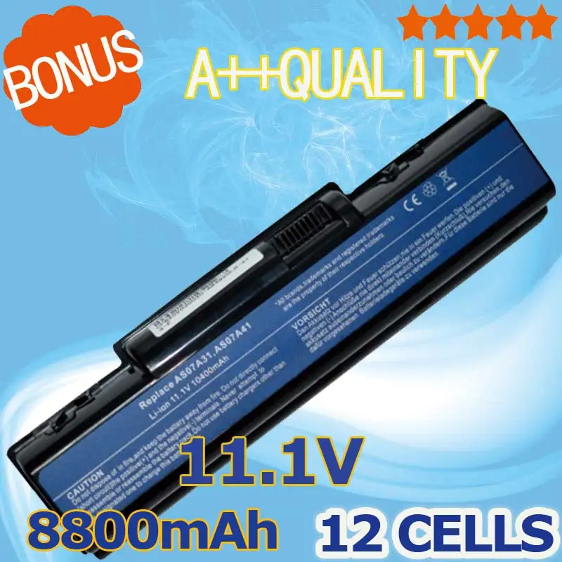 8800mAH AS07A42 AS07A51 AS07A52 батарея для AcerAspire 4736G 4736ZG 4740G 4920 4930G 5335Z 4935 5734Z 5738ZG 5536|battery packard bell