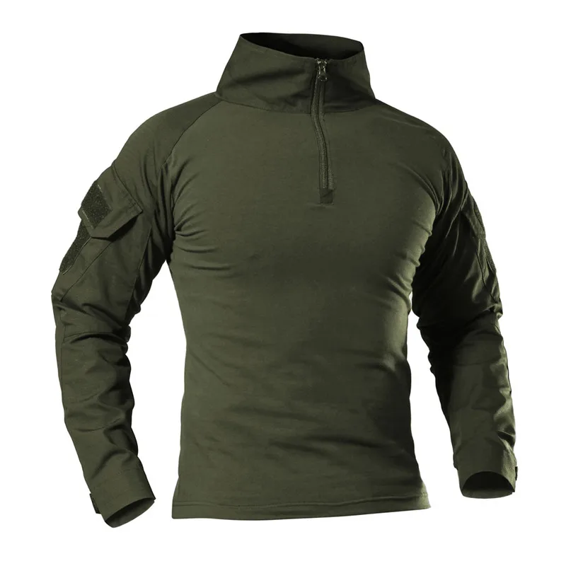 Army Green Камуфляжная Военная Униформа 9 цветов для армии США, Военная рубашка, карго, Мультикам, страйкбол, пейнтбол, тактическая хлопковая одежда - Цвет: Army Green