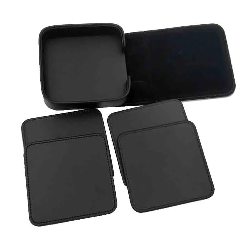 Набор из 4 предметов коврик для кофейных чашек квадратные подставки кружек