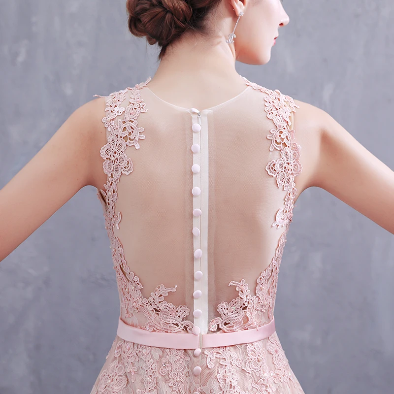 Реальные фотографии пыльные розовые вечерние платья с V образным вырезом