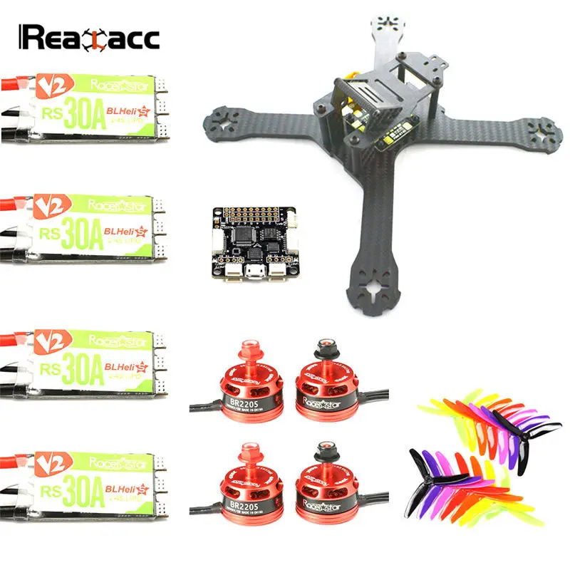 Оригинальный Realacc X210 4 мм каркасный комплект F3 игровые джойстики Racerstar BR2205 2600KV