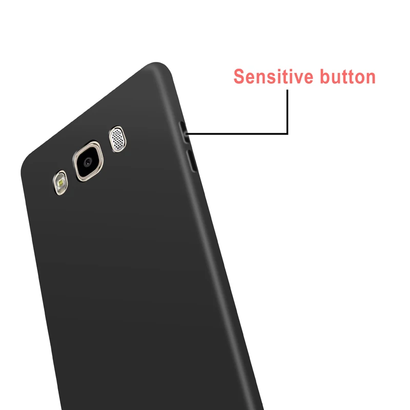 Jderv Прозрачный чехол для samsung Galaxy J3 2016 силиконовый J5 J 3 2015 360 черный телефона