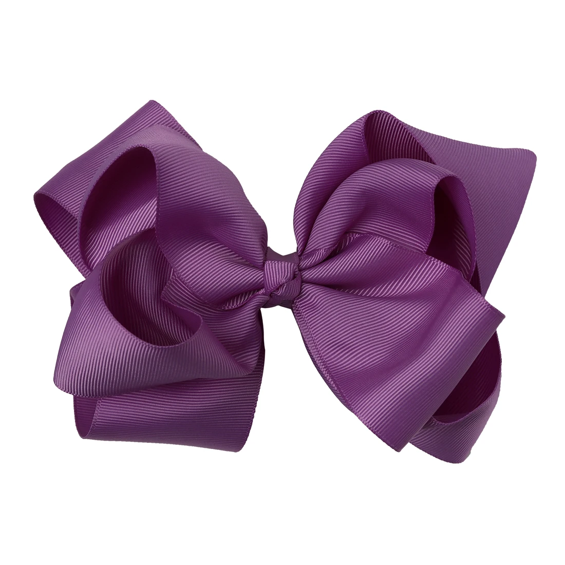 6&quot Double Stacked Grosgrain Ribbon Boutique Hair Bow with Clips Large Plain Clip Hairpins Girls Accessories 15 Color | Детская