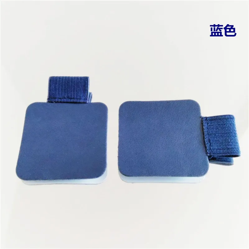 blue 1 шт., самоклеящаяся кожаная ручка, зажим, карандаш, эластичный, для ноутбуков, журналов, клипборды, подставка для ручек, Органайзер - Цвет: blue