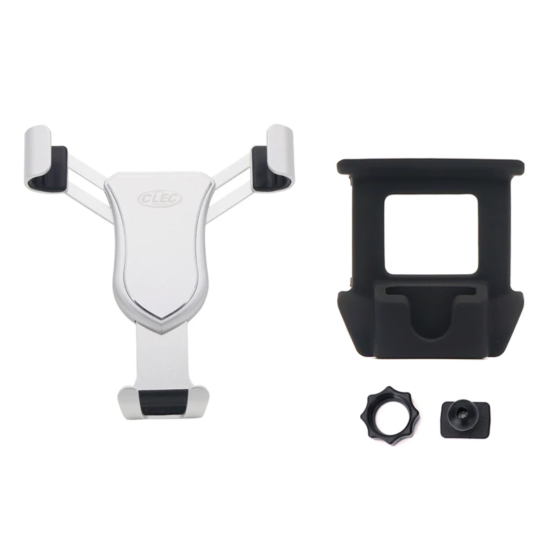 silver Для Audi A4 B9 автомобилей Air Vent Mount держатель телефона для Мобильный телефон стабильной держатель подставка для смартфона - Название цвета: silver