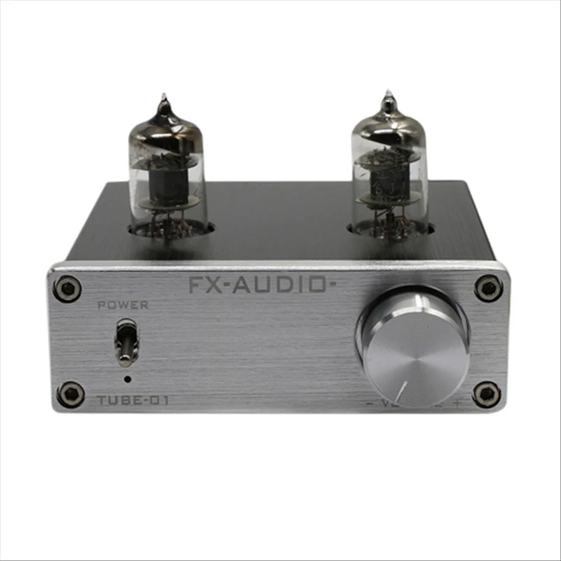 DC12V 1A FX-аудио трубки-01 Desktop предусилитель ламповый усилитель wi-fi 6J1 TUBE Preamp Amp