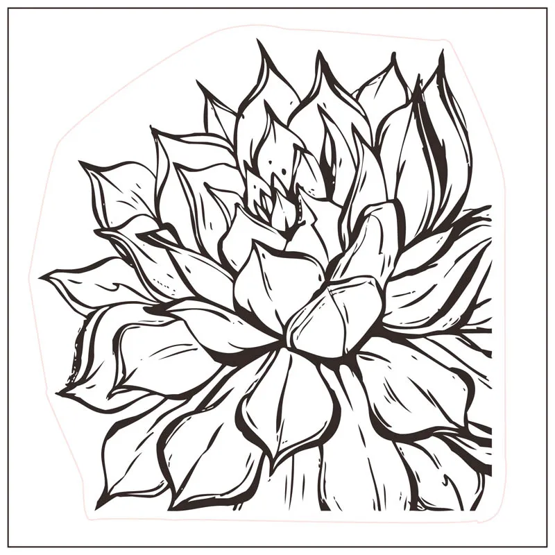 Цветочные прозрачные штампы/Силиконовые печатные печати для DIY скрапбукинга