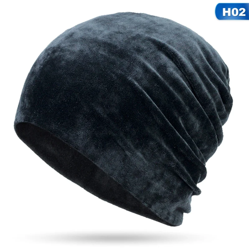 Новая мода Diamond Decorative шапочки шляпа бархатная зимняя женская шапка женская Skullies теплая мягкая шапка, вязаная шапка-носок женские Стразы - Цвет: 02