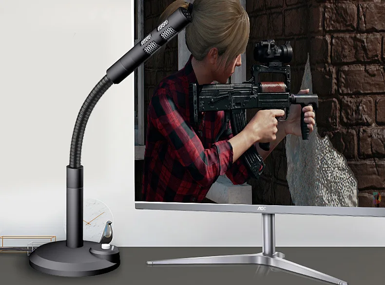 JIES F11 Настольный ПК микрофон офисный компьютер конденсатор | Электроника